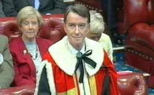 Wonkhe Peter Mandelson inducted into House of Lords