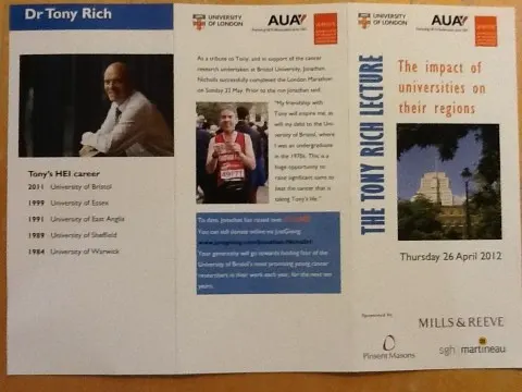 Wonkhe Dr Tony Rich leaflet
