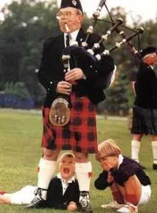 Wonkhe Bagpipes kilt