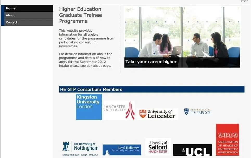 Wonkhe HE graduate trainee program