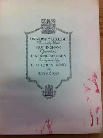 University college nottingham opening
