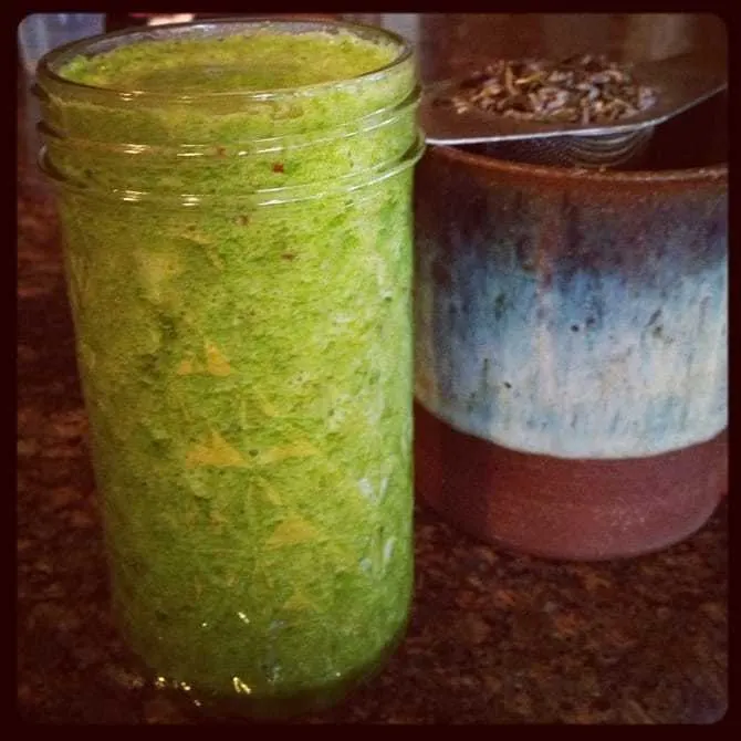 Wonkhe green juice breakfast