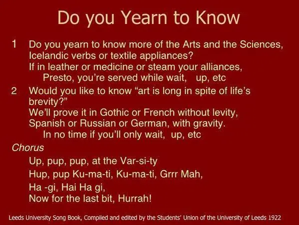 Wonkhe Leeds Song