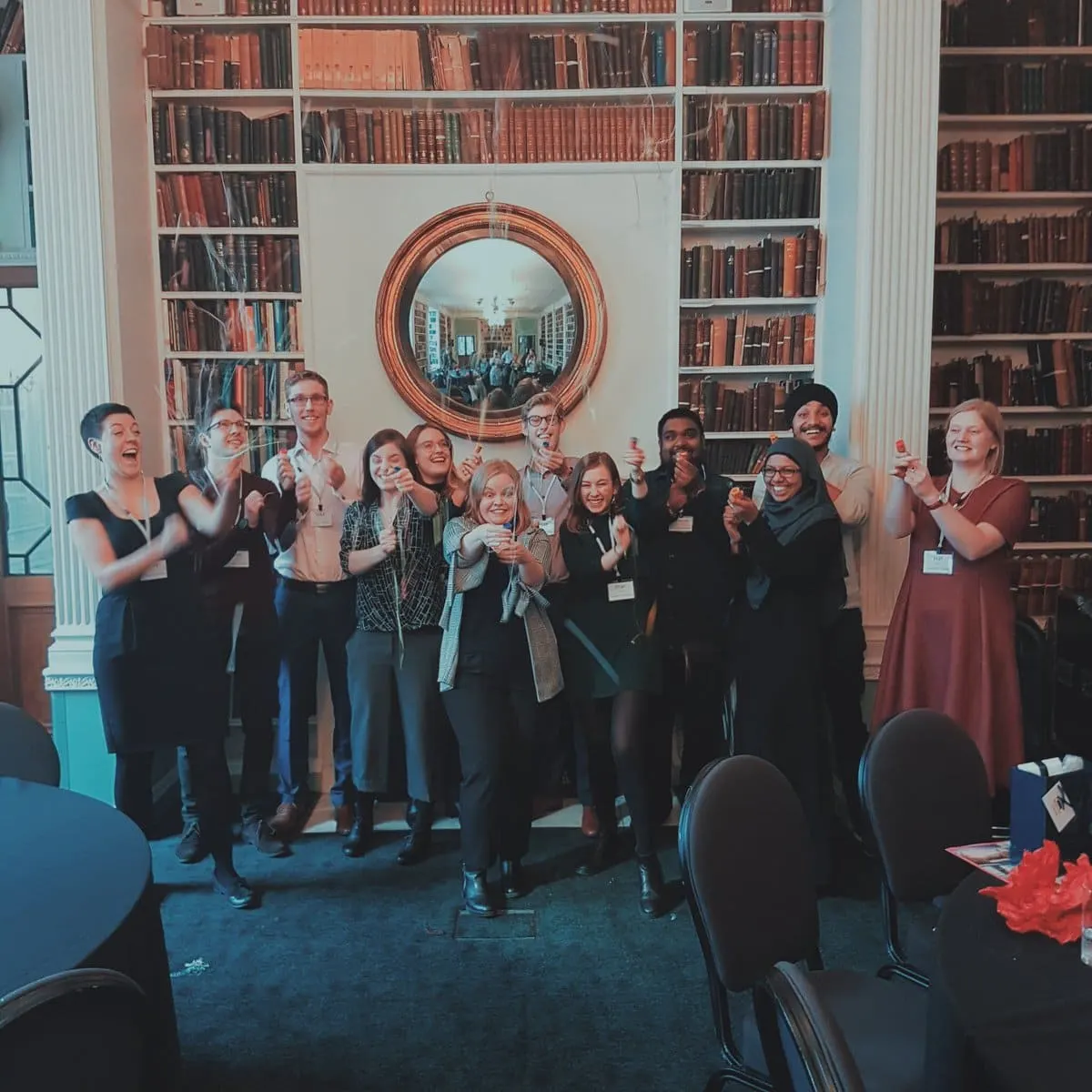 Some of our amazing Ambitious Futures trainees at the celebration event